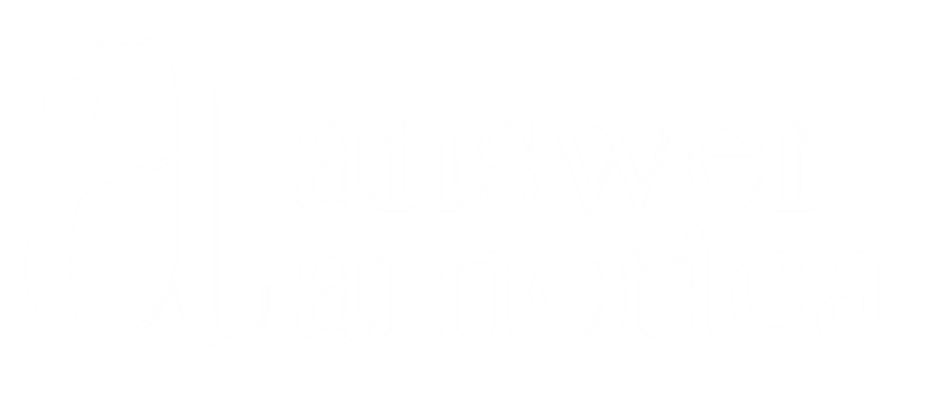 AnswerAmerica logo - white